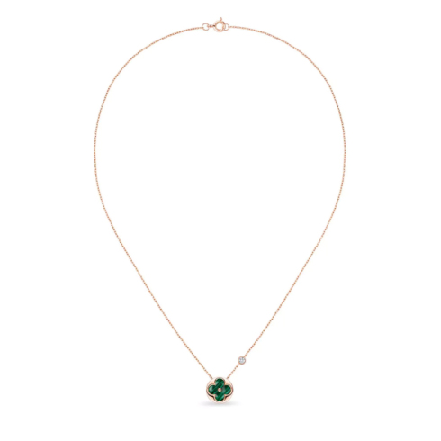 Louis Vuitton/路易威登 COLOR BLOSSOM BB 18K金孔雀石钻石项链