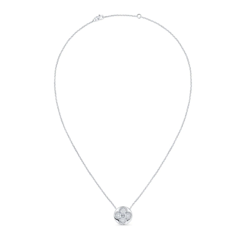 Louis Vuitton/路易威登 DIAMOND BLOSSOM 18K金钻石项链Q93630