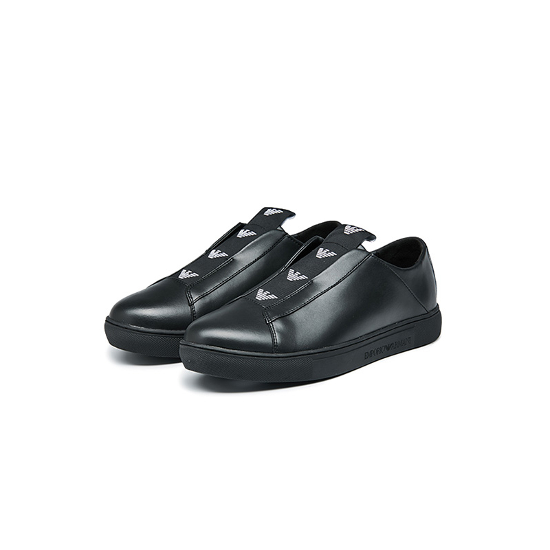 EMPORIO ARMANI 阿玛尼 时尚潮流休闲皮鞋 X4X239-XL477