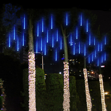 户外led 树灯防水流星雨镂空贴片七彩亮化工程 装饰灯管节日彩灯