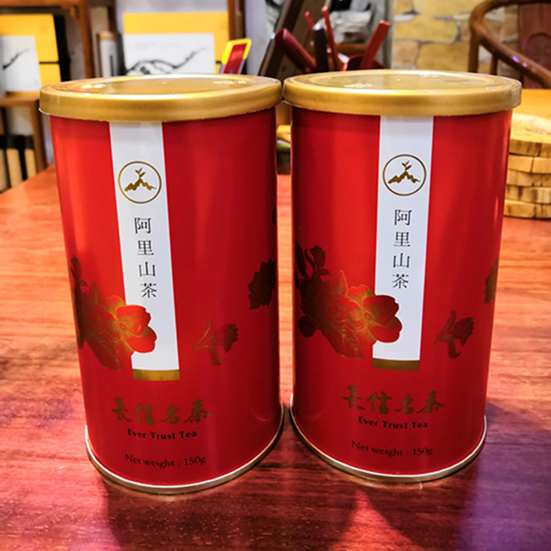 百年台湾老字号品牌长信茶业 台湾乌龙 天选 阿里山乌龙 奶香系列 150g真空易拉罐包装