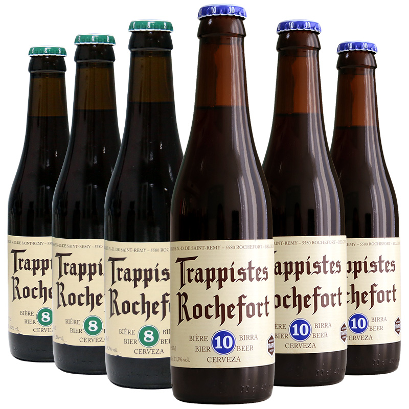 比利时进口 罗斯福 10号*3/8号*3啤酒组合装330ml*6瓶11.3%vol/9.2%vol