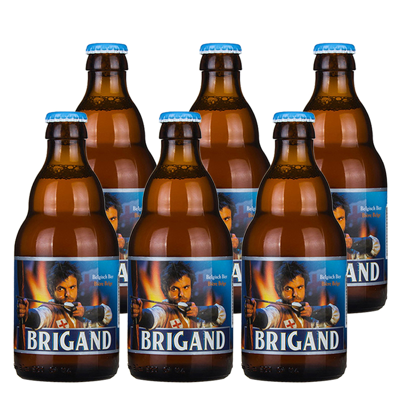比利时进口匪徒啤酒 BRIGAND 330ml*6瓶 9%vol