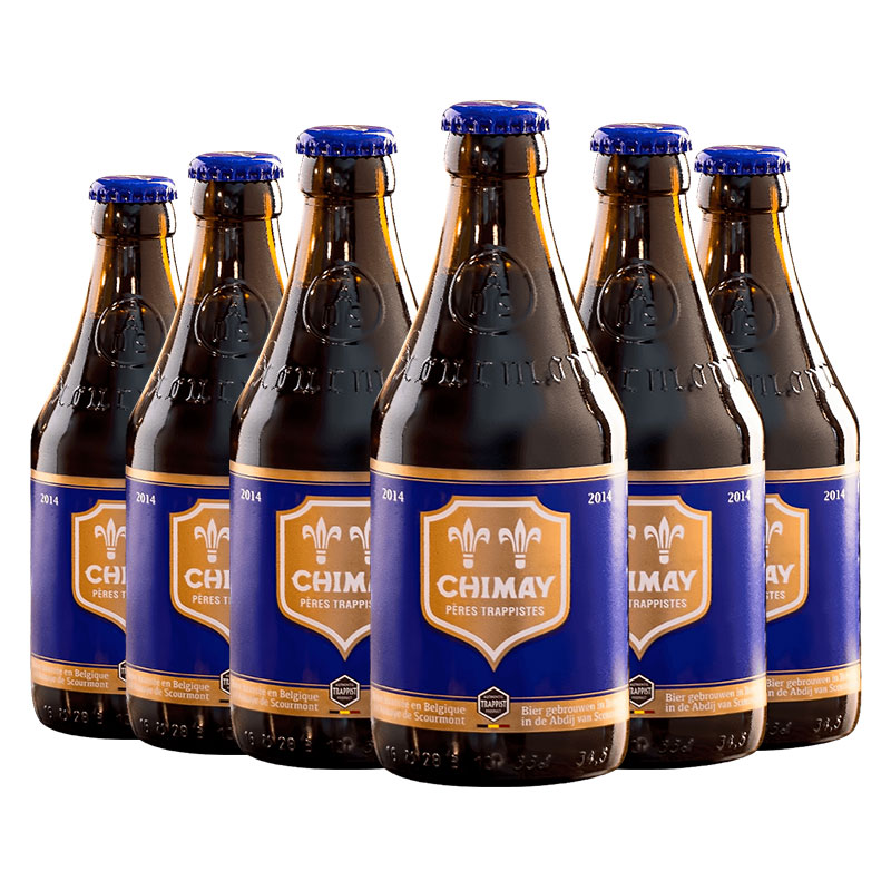 比利时进口 智美 蓝帽啤酒 组合装 330ml*6瓶 修道士精酿 9%vol