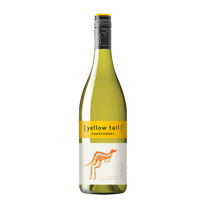 澳大利亚进口 黄尾袋鼠（Yellow Tail）霞多丽白葡萄酒750ml 13%vol