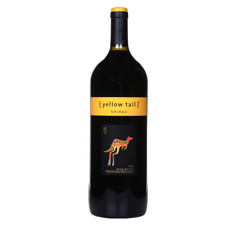 澳大利亚进口 黄尾袋鼠Yellow Tail 西拉红葡萄酒 1500ml 13.5%vol