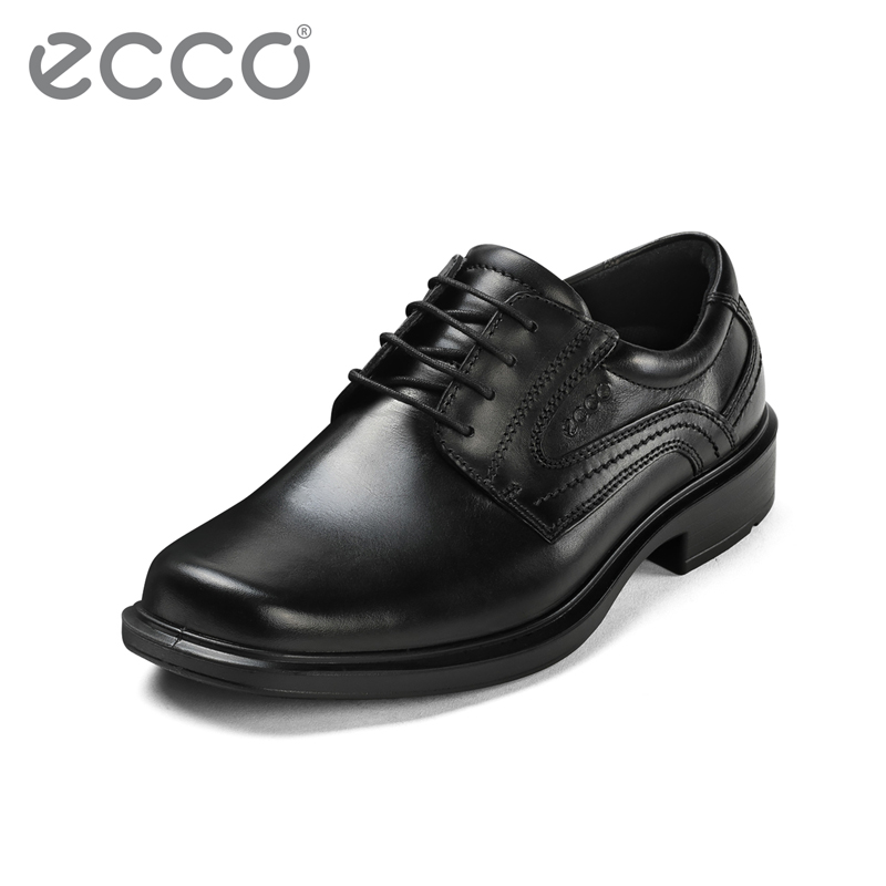 ECCO爱步商务正装皮鞋男 时尚舒适透气德比鞋