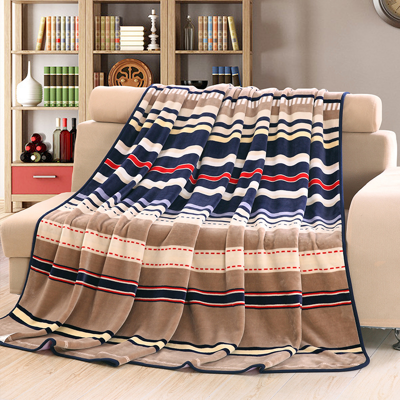 PLAYBOY家纺毯加厚珊瑚绒毯子床单夏季午睡空调毯毛巾被法兰绒盖毯 