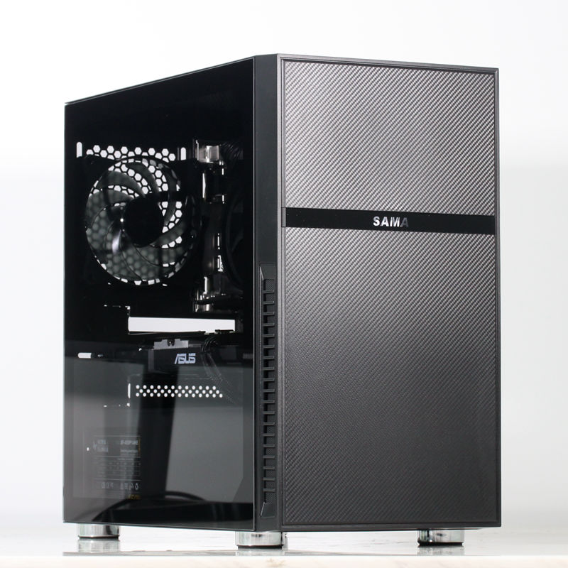 AMD RYZEN 5 2600 RX580 GTX1660性价比M-ATX风冷游戏电竞主机
